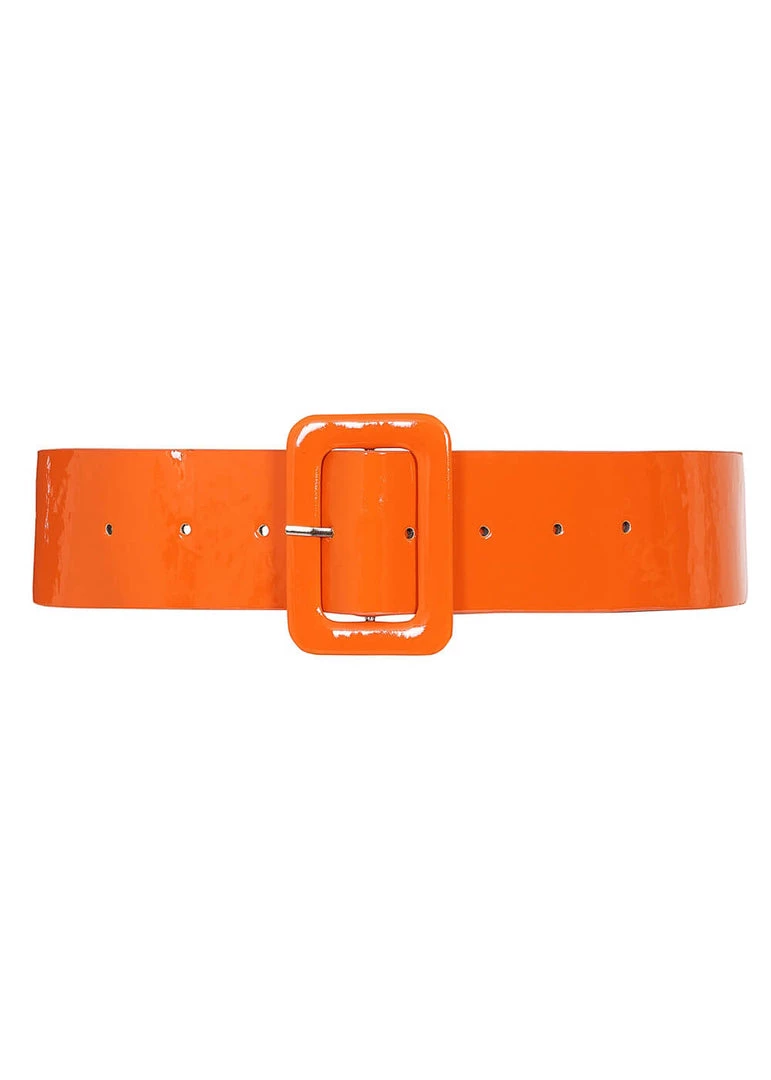 Collectif Sally 50's PVC Belt Orange