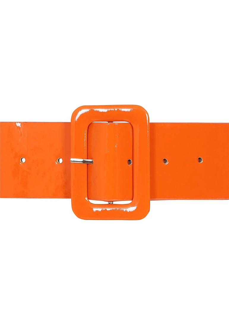 Collectif Sally 50's PVC Belt Orange