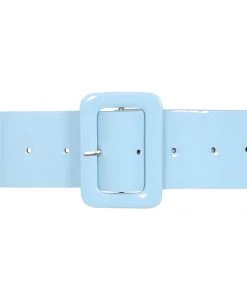 Collectif Sally 50's PVC Belt Light Blue