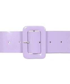 Collectif Sally 50's PVC Belt Lilac New In