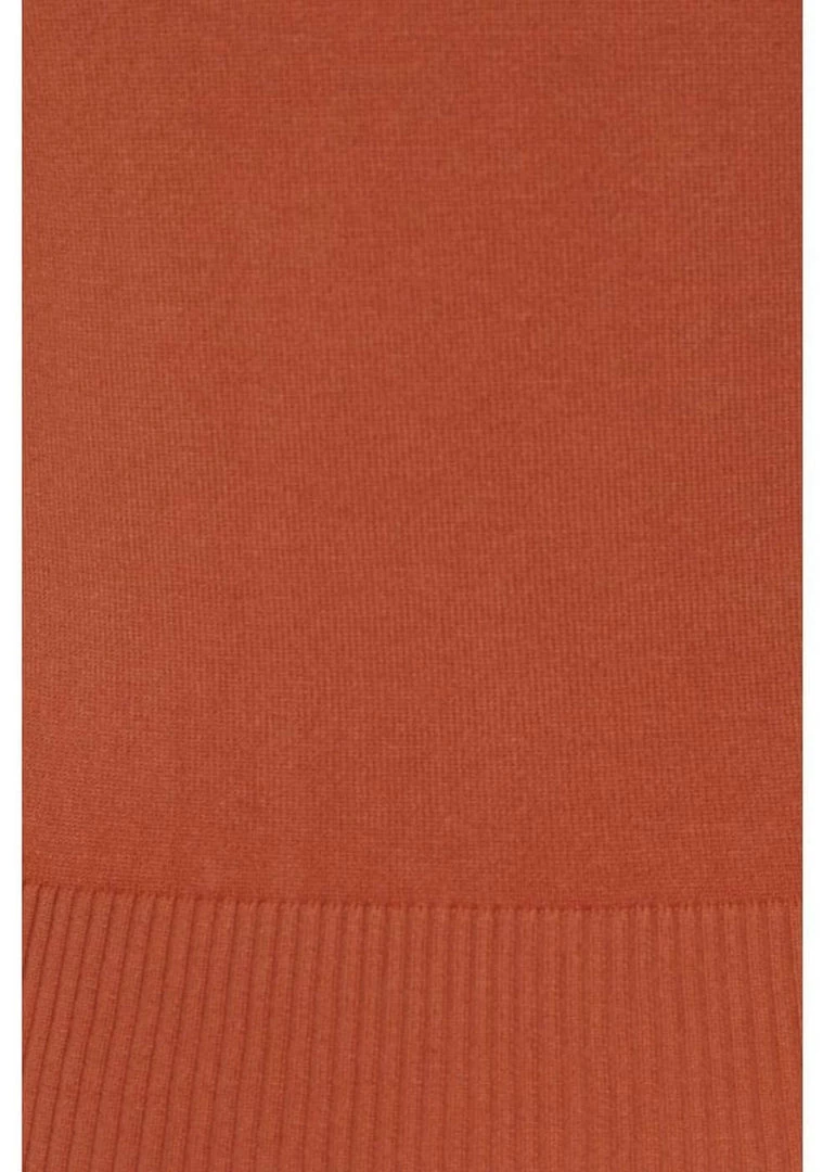 New In Collectif Chrissie Knitted 60's Plain Top Orange