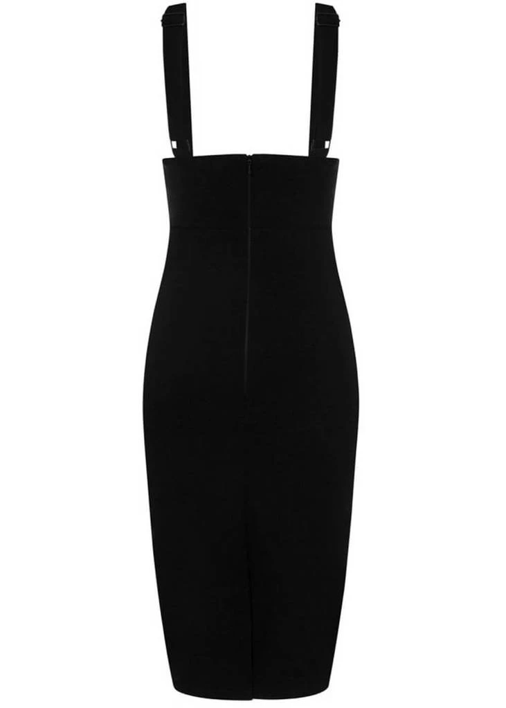 New In Collectif Karen Suspender 50's Pencil Skirt Black