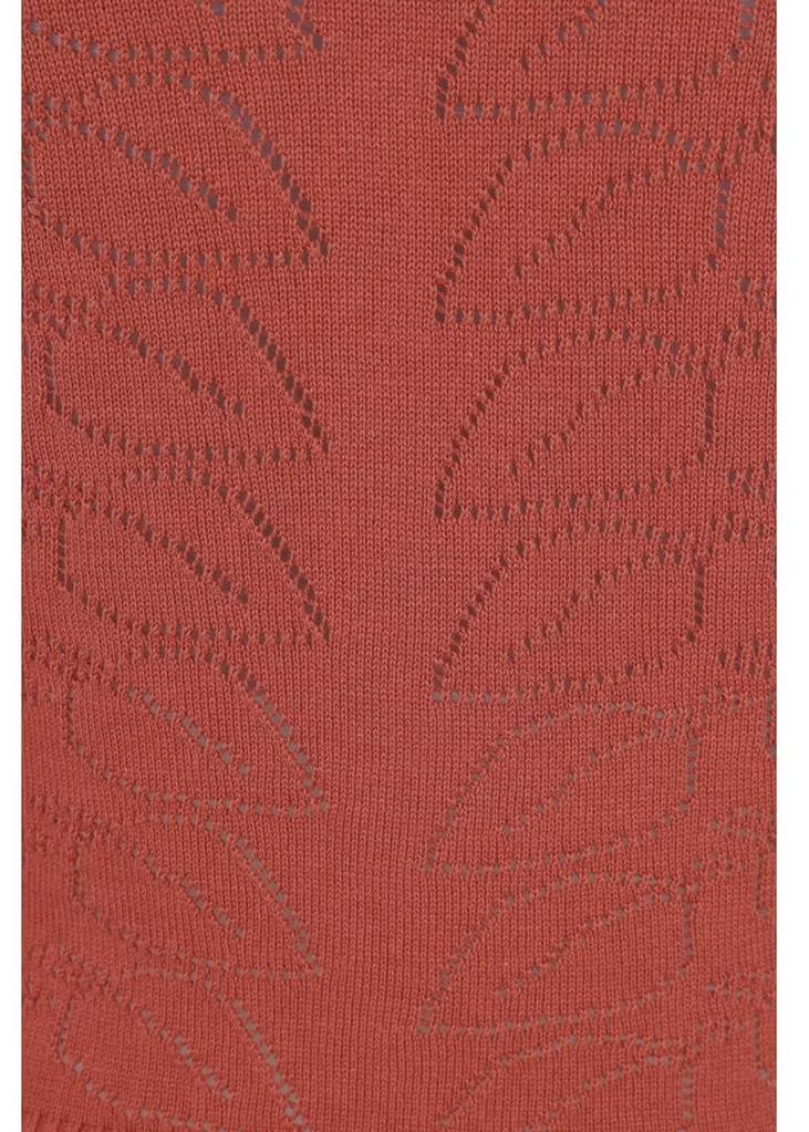 Collectif Leah Vintage Leaves 60's Cardigan Orange Colour New In