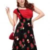 Collectif Alexa Apple 50's Swing Skirt Multi