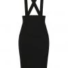 New In Collectif Alexa 50's Pencil Skirt Black