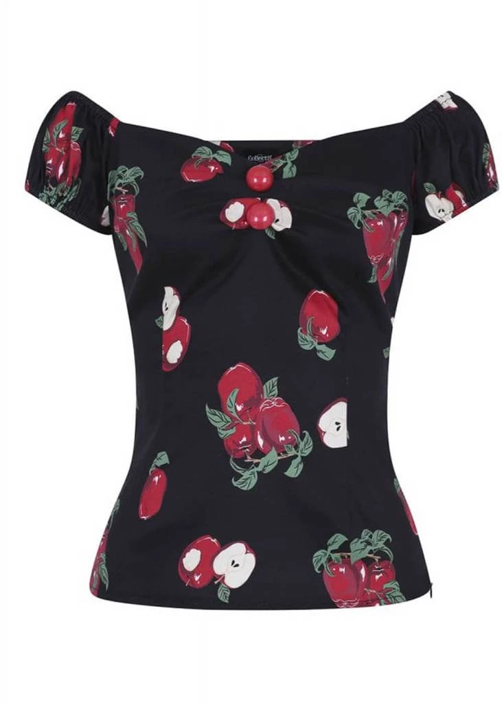 Collectif Dolores Apple 50's Top Black New In