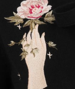 Collectif Charlene Carpe Diem 50's Cardigan Black