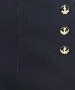 Collectif Taci Nautical 40's Jeans Navy Blue New In