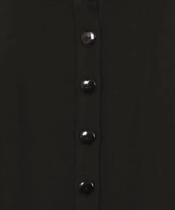 Collectif Morgan Midi 60's Swing Skirt Black