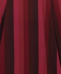 Collectif Reyna Midnight Stripe 60's Swing Skirt Wine