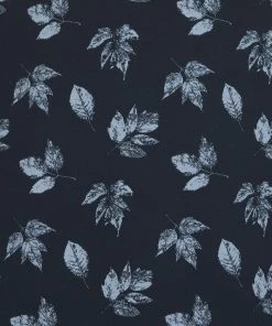 Collectif Mattie Fall Leaves 50's Swing Skirt Blue