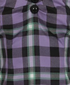 New In Collectif Dolores Hocus Pocus 50's Top Lilac