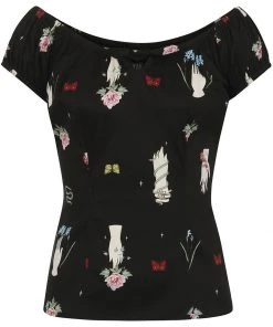 Collectif Lorena Carpe Diem 50's Top Black