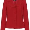 Collectif Brooke 40's Jacket Red New In