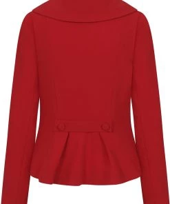 Collectif Brooke 40's Jacket Red New In
