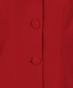 Collectif Brooke 40's Jacket Red New In