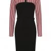 New In Collectif Zelda Striped 60's Pencil Black White Red