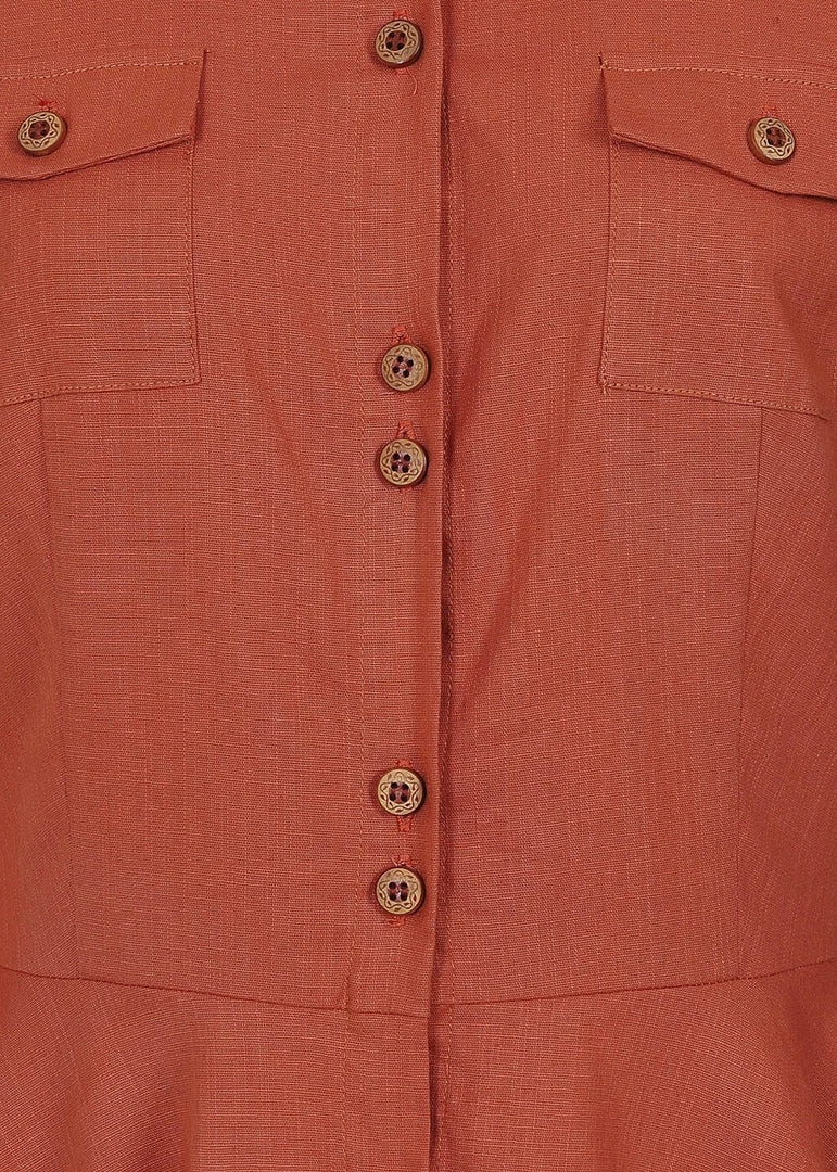 Collectif Hailey 60's Dress Orange