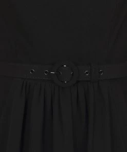 Collectif Brie 40's Swing Dress Black
