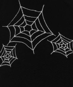 New In Collectif Vana Spider 40's Jumper Black