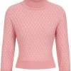 Collectif Rai Knitted 60's Jumper Pink New In