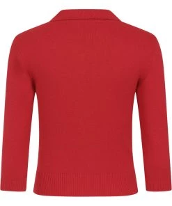 Collectif Halette 50's Cardigan Red New In