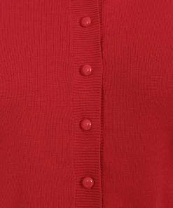 Collectif Halette 50's Cardigan Red New In
