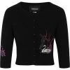 Collectif Lucy Swan Forest 40's Cardigan Black