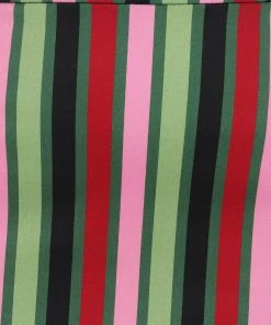 Collectif Polly Mountain Stripe 50's Pencil Skirt Multi