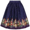 Collectif Jasmine Magic Potions 50's Swing Skirt Multi