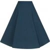 Collectif Cassie Mermaid Scallop 50's Swing Skirt Petrol