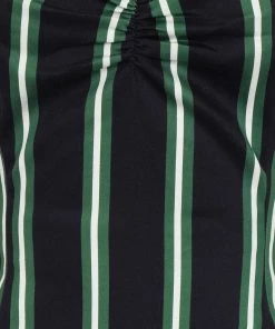 Collectif Mimi Witch Stripes 50's Top Black New In