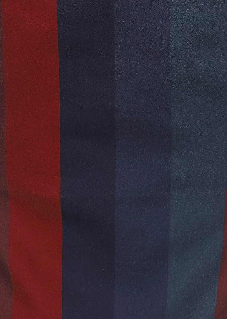 Collectif Dolores Jewel Stripe 50's Top Multi Wine New In