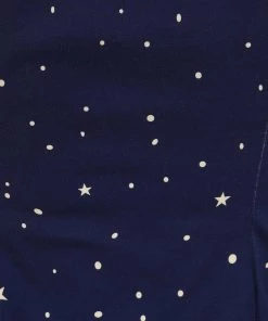 Collectif Dolores Magic Stars 50's Top Navy Blue