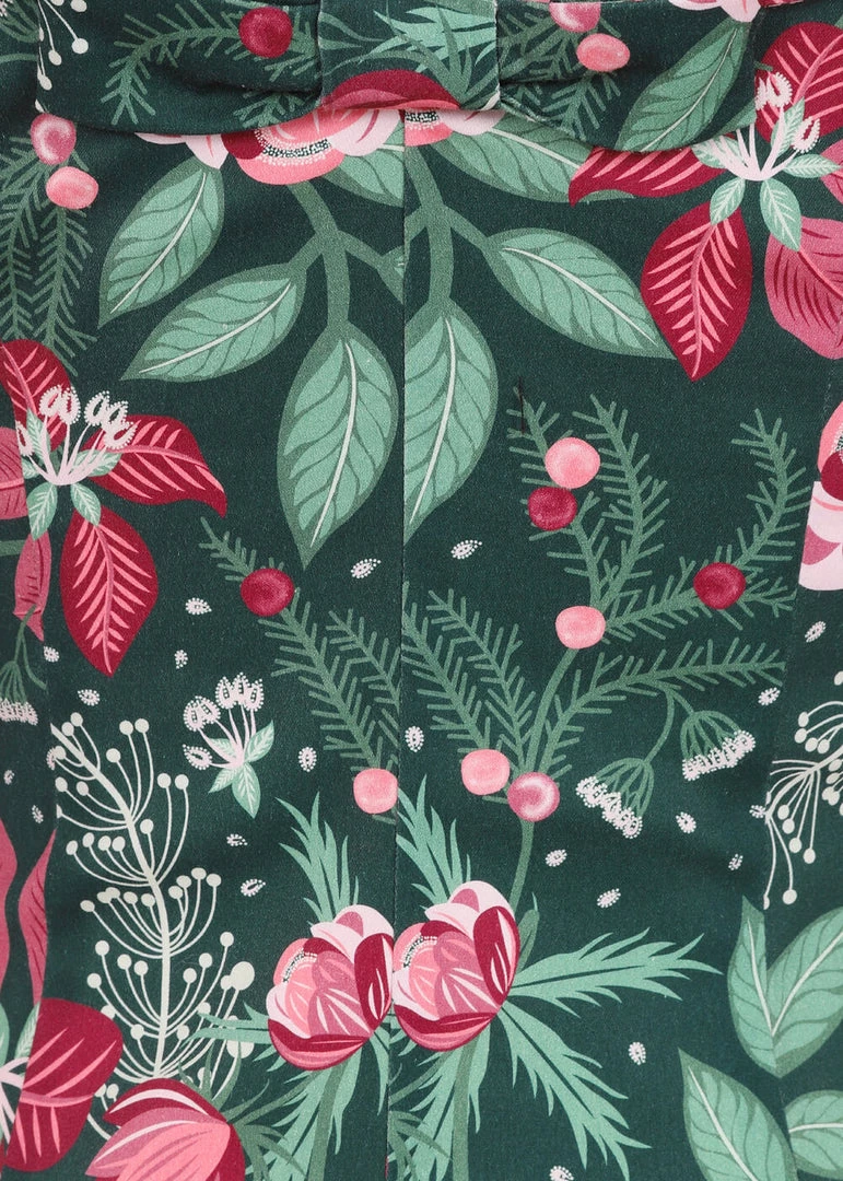 New In Collectif Cordelia Escapist 40's Floral Top