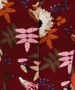 New In Collectif Dolores Forest Floor 50's Top Wine