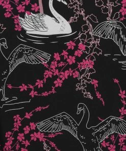 Collectif Luiza Swan Forest 40's Blouse Multicolour