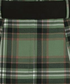 Collectif Pavel Dales Check 40's Pencil Dress Green