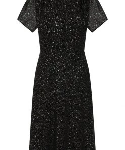 Collectif Evelina Little Stars 50's Swing Dress Black New In