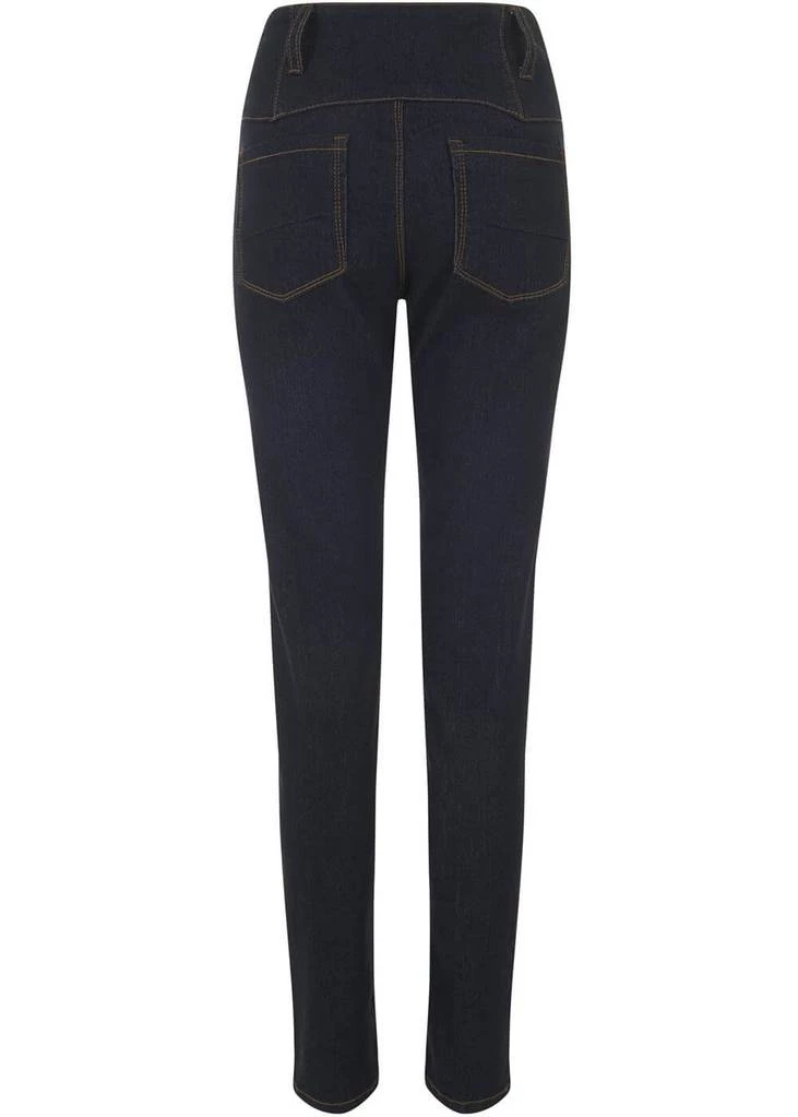 Collectif Rebel Kate 50'S Denim Jeans Navy Blue