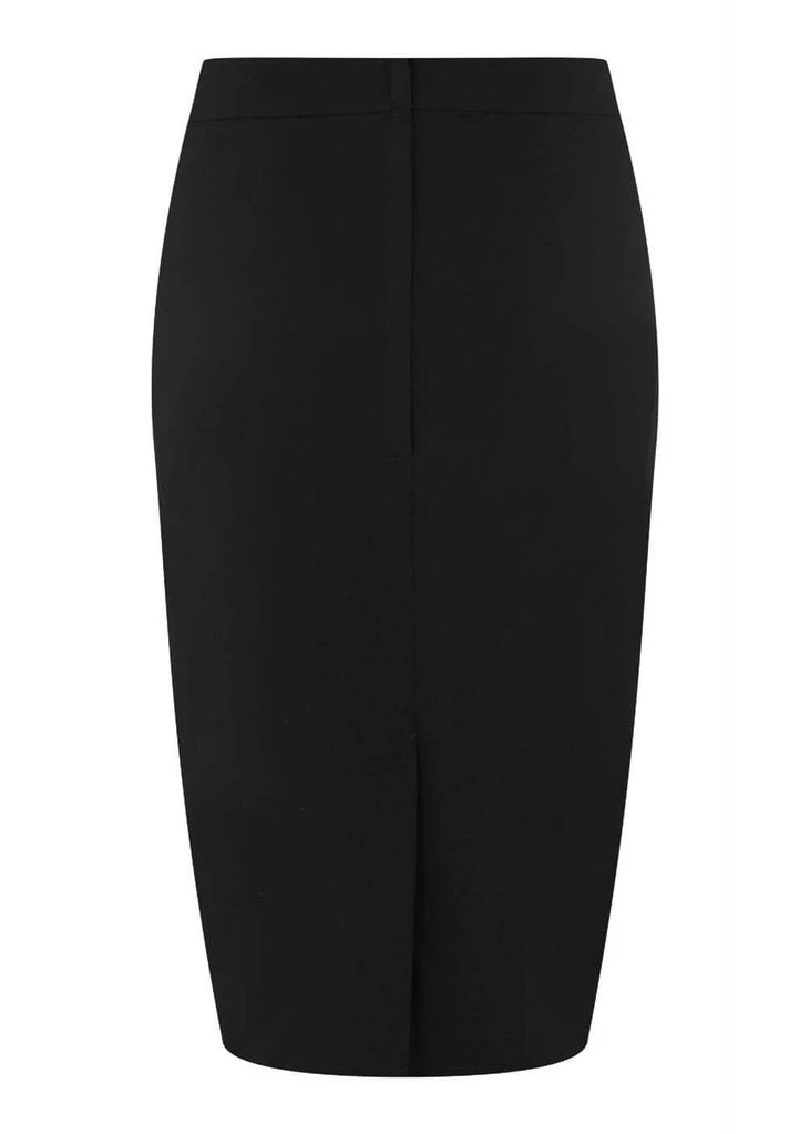 Collectif Polly Bengaline 50's Pencil Skirt Black