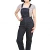 Collectif Pippa Denim 50's Dungaree Navy New In