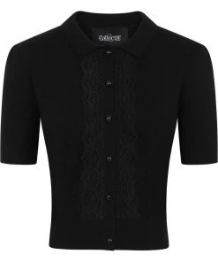 Collectif Aliana 50's Cardigan Black