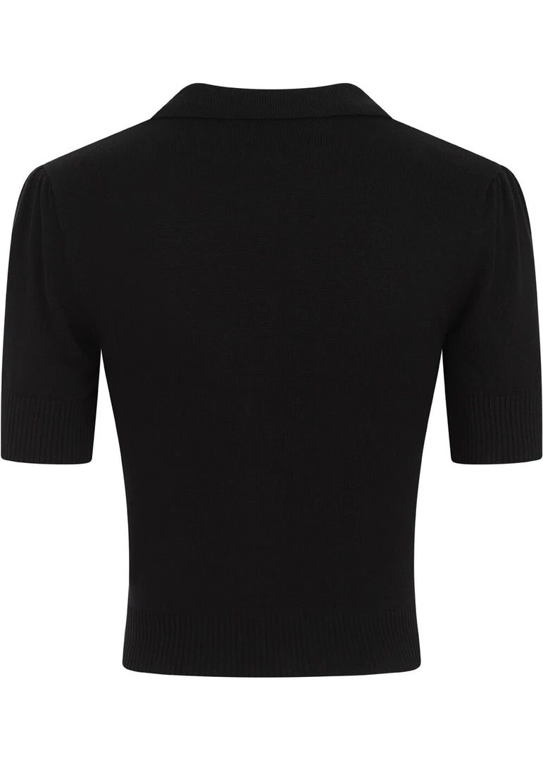 Collectif Aliana 50's Cardigan Black