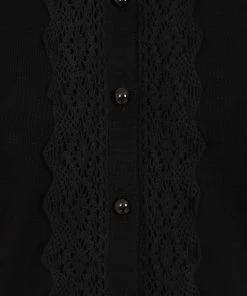 Collectif Aliana 50's Cardigan Black