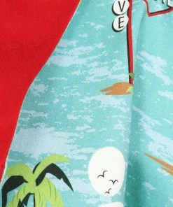 Collectif Lorna Motel 50's Bolero Blue New In