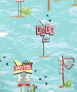 Collectif Lorna Motel 50's Bolero Blue New In