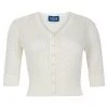 New In Collectif Linda 40's Cardigan Ivory