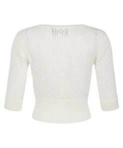 New In Collectif Linda 40's Cardigan Ivory