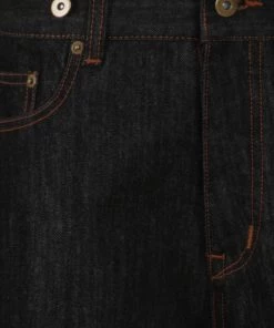 New In Collectif Mens Eddie Denim 40's Jeans Charcoal